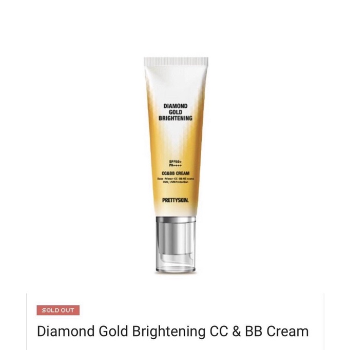 Kem chống nắng diamond gold prettyskin