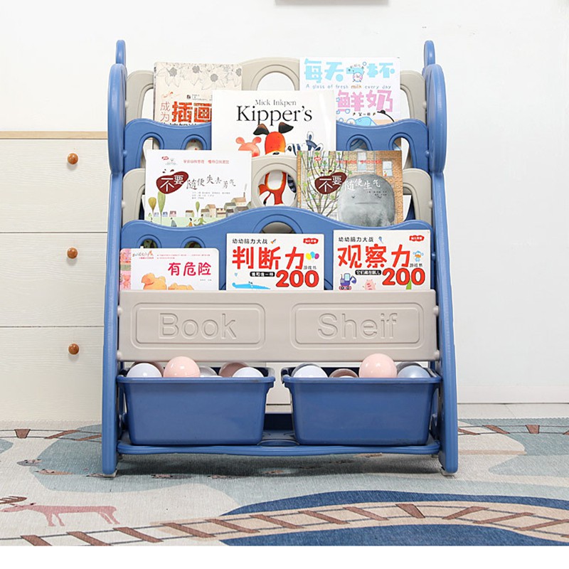 Kệ sách cho bé, giá sách trẻ em kích thước lớn nhiều tầng dễ thương hình con hươu (có hộp đựng đồ chơi) | BigBuy360 - bigbuy360.vn