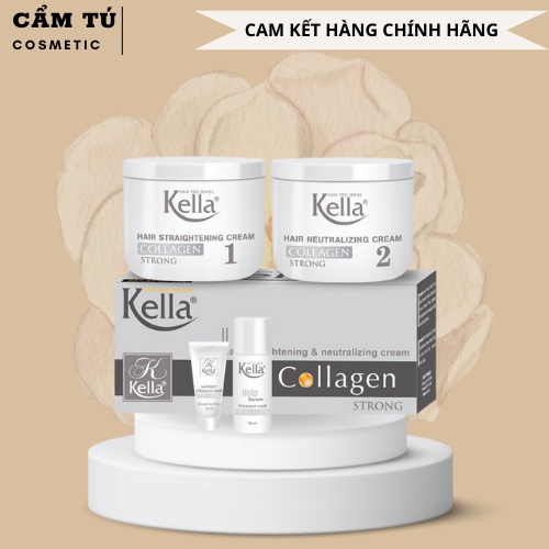 Kem duỗi tóc Collagen Kella - mpcamtu