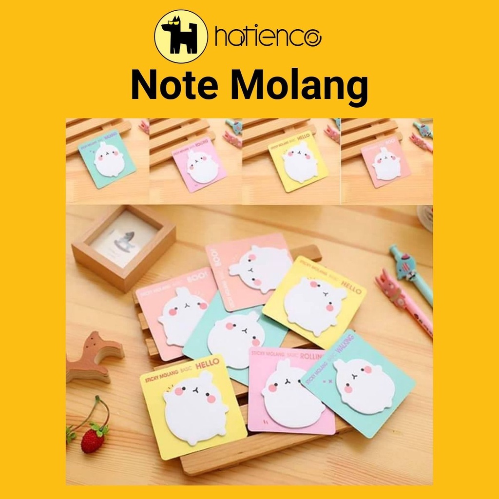 Giấy note, giấy ghi chú Molang dễ thương