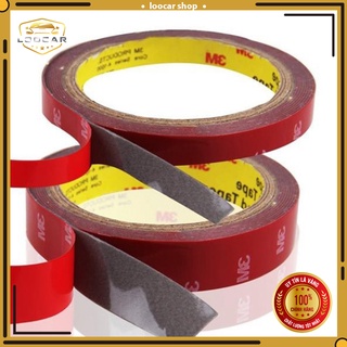 Băng Keo 2 Mặt Cường Lực Siêu Dính 3M - Băng Dính 3M 2 Mặt Trong Suốt Đa Năng (loại 3m/10m)