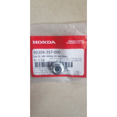 Đai ốc  bắt nhông tải sau 8mm Honda