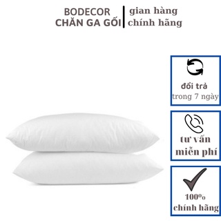 Ruột gối bông hạt trần bông, ruột gối nằm bông trắng tinh khiết có khóa kéo 40x65cm BODECOR
