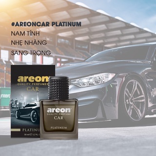 Nước Hoa Khử Mùi Ô Tô Cao Cấp Areon Car Perfume Platinum 50ml