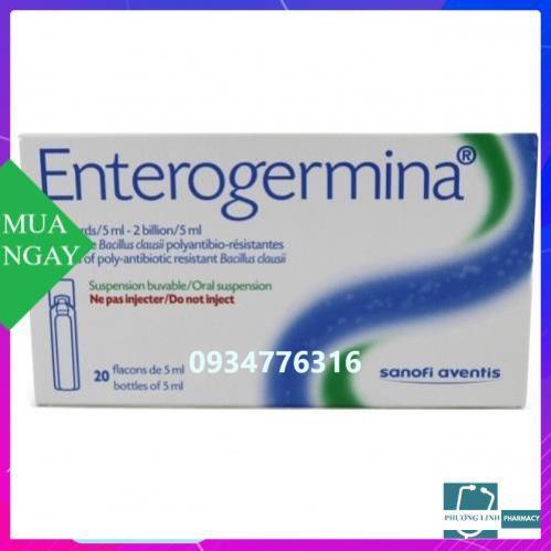 [Chính hãng] Enterogermina - Men tiêu hóa dạng ống của Pháp - Hộp 20 ống
