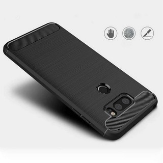 Ốp Lưng Sợi Cacbon Xước Bảo Vệ Cho Điện Thoại LG V30 / V30Plus / V30S LGV30 Plus