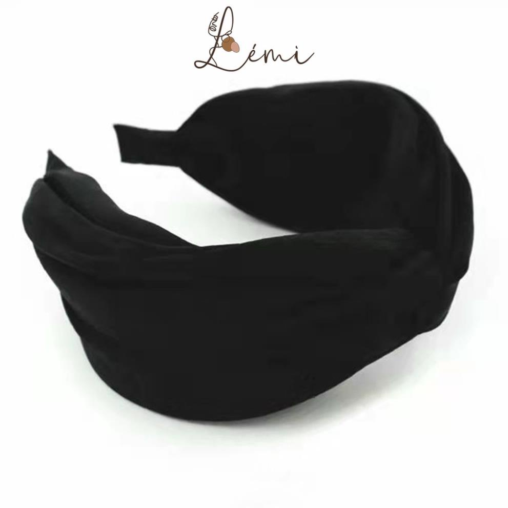 Bờm Cài Tóc Băng Đô Cài Đầu Bản To Kiểu Dáng Retro Chất Liệu Nhung Mềm Mại Nhiều Màu Sắc Xinh Xắn June Accessories