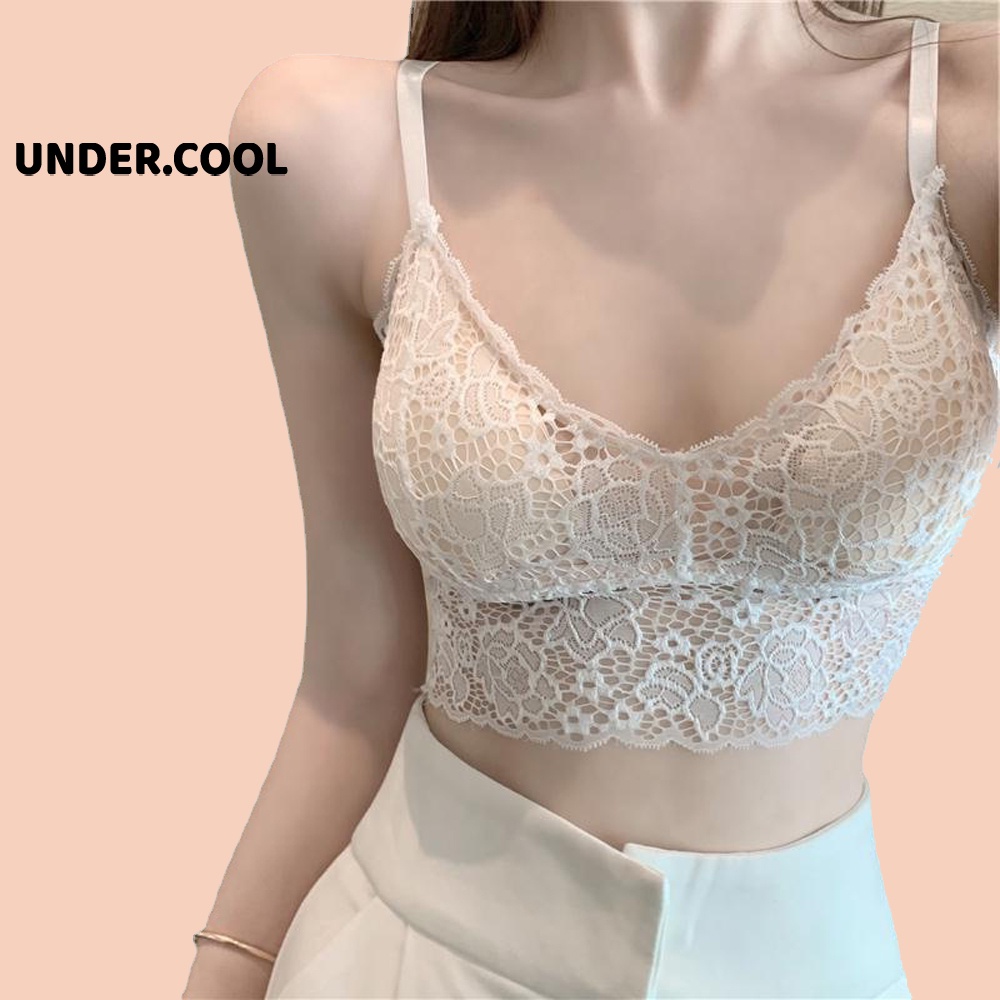 Áo Bra Ren UNDERCOOL Quây Hai Dây Sexy Gợi Cảm