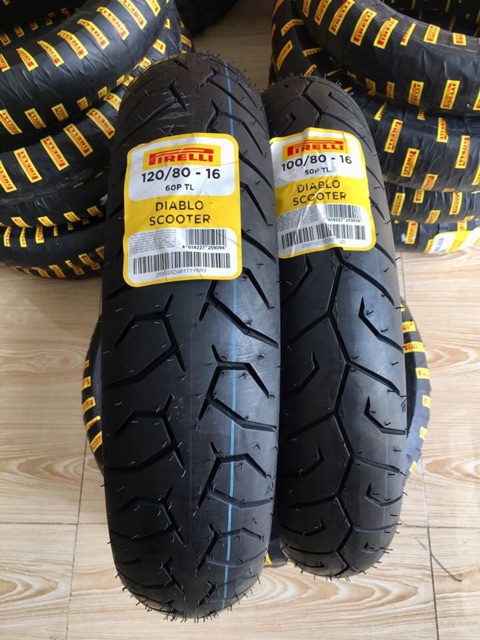 Pirelli Diablo Scooter cho Honda SH125 / SH150 100/80-16 & 120/80-16