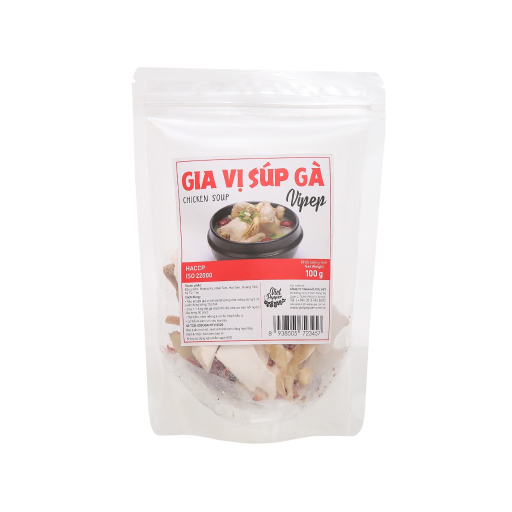 Gia vị súp gà Vipep gói 100g