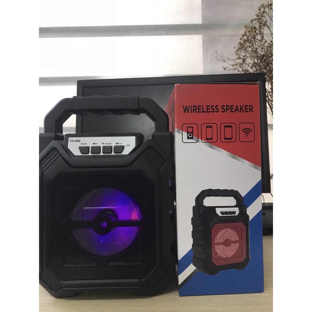 Loa Bluetooth⚡️Loa Không Dây⚡️Loa Mini Nhỏ Gọn, có đèn Led Bắt Xa 15m Chất Lượng Cao