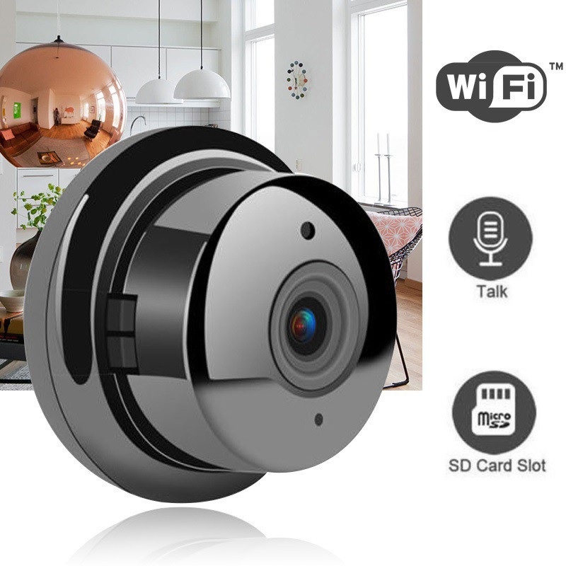 Camera mini Wifi Góc Rộng HD V380 E06 - Camera Giám Sát Hồng Ngoại cao cấp