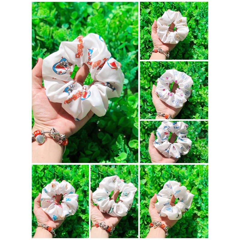 [Mã FAST10KT4 giảm 10K đơn bất kỳ] Buộc tóc SCRUNCHIES hoạt hình hoạ tiết BẠCH TUỘC