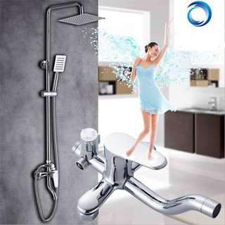 Bộ Vòi Sen Tắm Nóng Lạnh Nhập Khẩu Châu Âu Cao Cấp Inox 304 Màu Bạc AVIBA