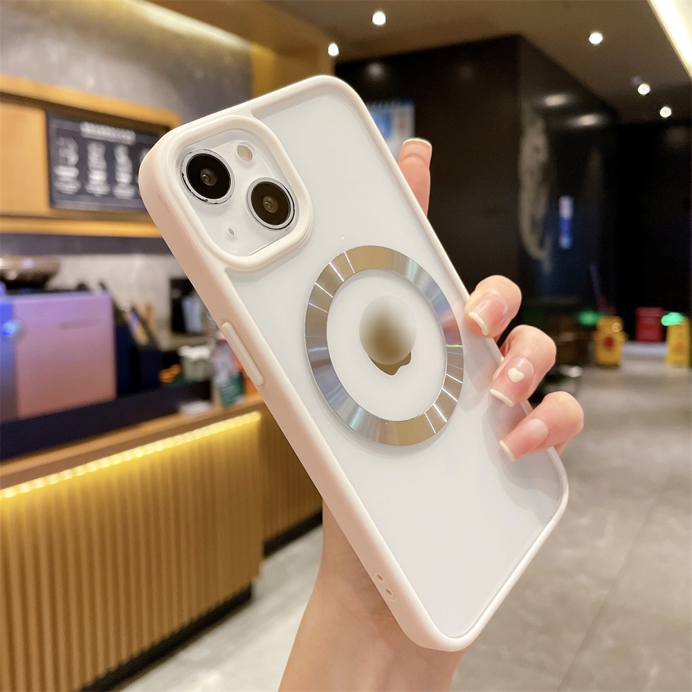 Ốp Điện Thoại Trong Suốt Màu Kẹo Cho iPhone 13 12 11 Pro Max