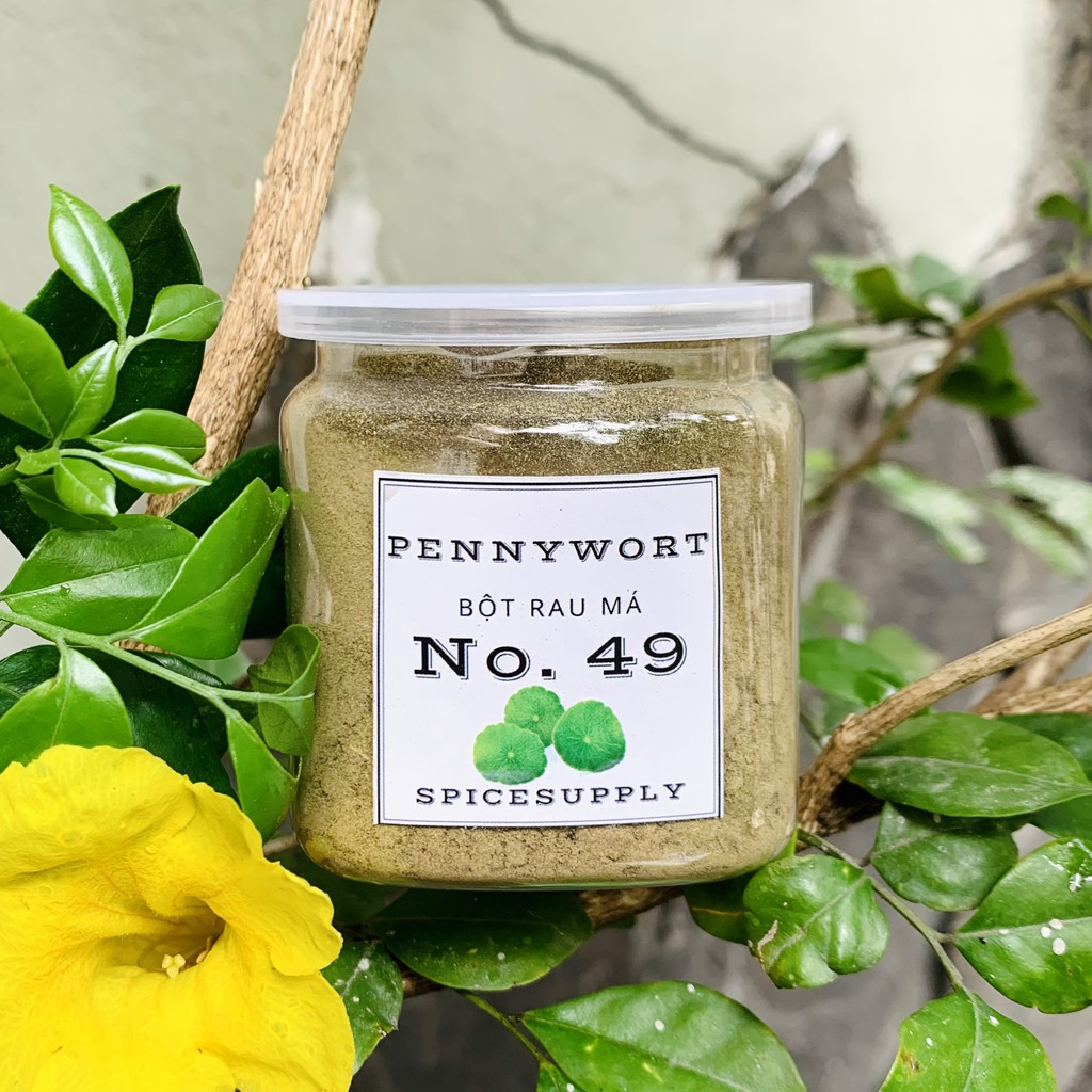 Pennywort powder - Bột Rau Má SPICESUPPLY Việt Nam nguyên chất Hũ 50g