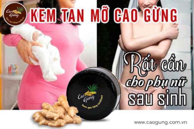 Cao gừng tan mỡ cát tường chính hãng 100% - Hàng chuẩn