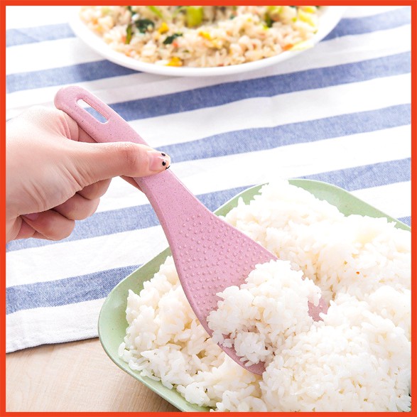 Thìa xới cơm lúa mạch - Muôi cơm lúa mạch