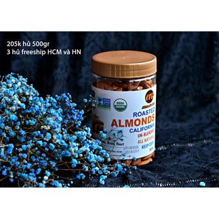 HẠT HẠNH NHÂN RANG MỸ 500gr