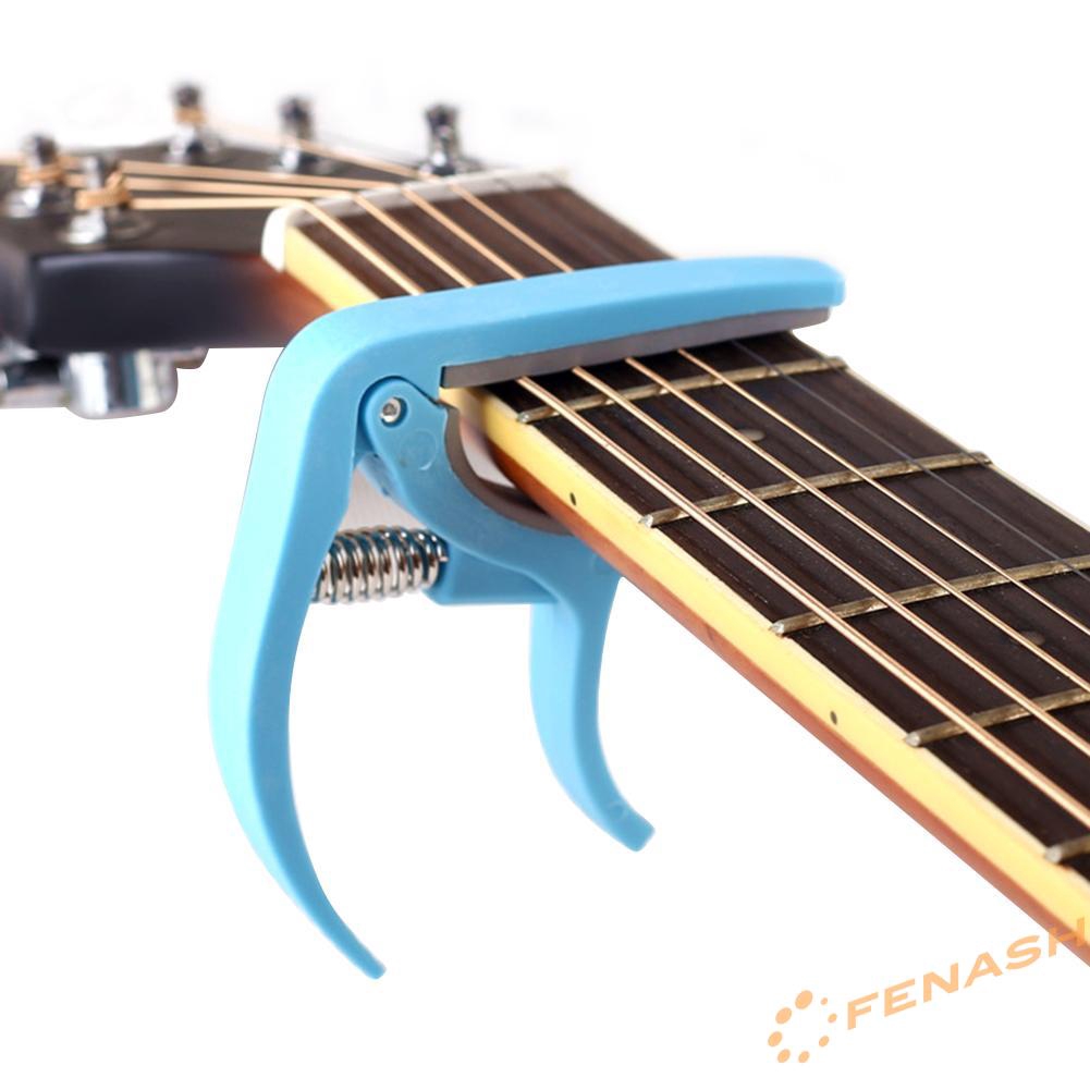 FE Multifunctional Plastic-steel Guitar Capo 6 String Acoustic Tuning Clamp