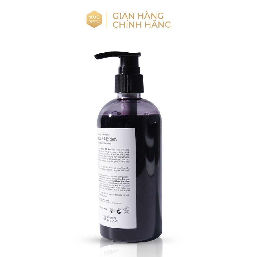 Dầu Gội Cỏ Mực Và Mè Đen Mộc Nhu 300ml