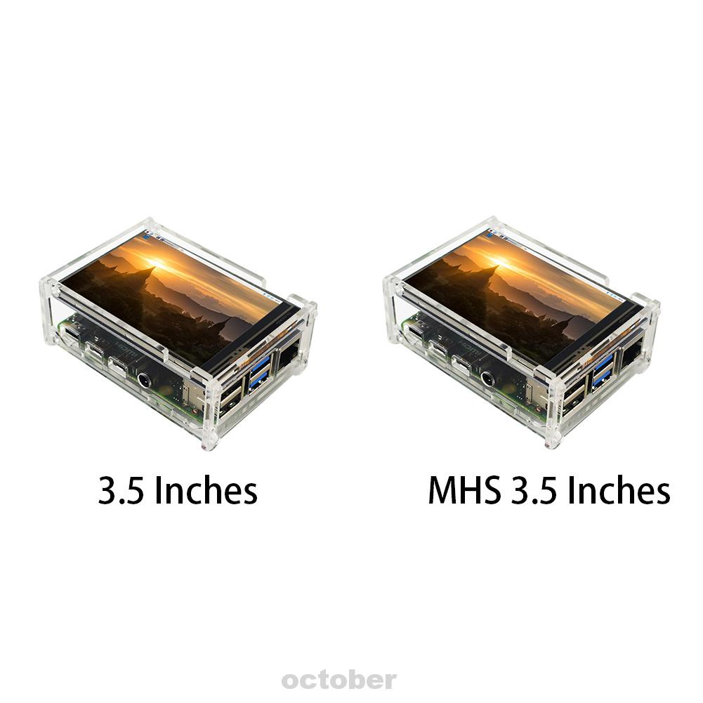 Màn Hình Lcd Cảm Ứng 3.5 Inch Kèm Vỏ Bảo Vệ Cho Raspberry Pi 4b | BigBuy360 - bigbuy360.vn