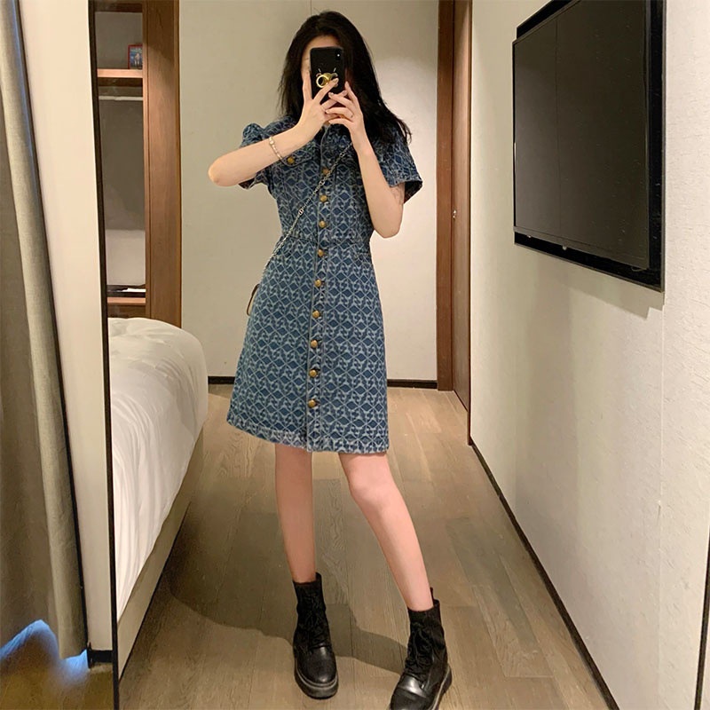 Mới Đầm Jean Thời Trang Cho Nữ Xiaoxiangfeng