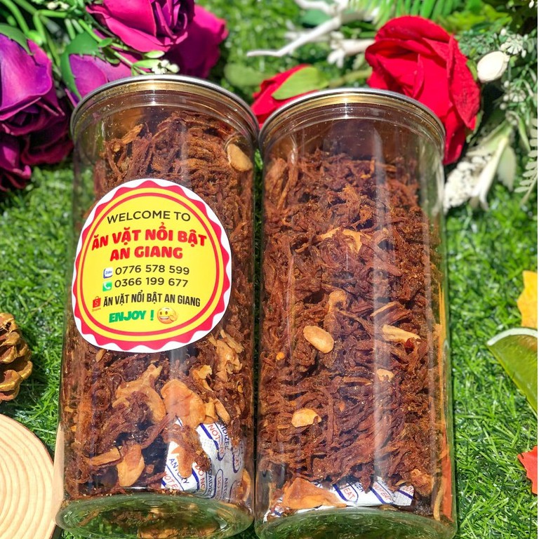 300g Khô heo cháy tỏi DATE mới sản xuất, hàng ngon, vị đậm đà