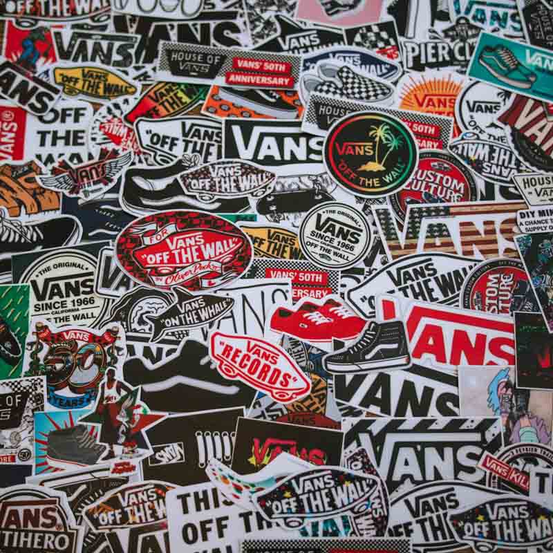 Set 100 Sticker hình dán - Vans