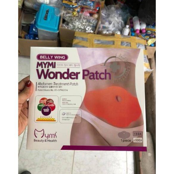 Miếng dán tan mỡ bụng MYMI WONDER PATCH Hàn Quốc(1 hộp 5 miếng) (GIÁ KHUYẾN MẠI)