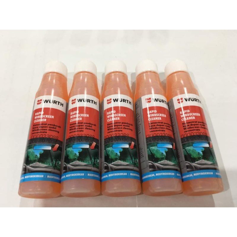 Combo 5 chai nước rửa kính ô tô Wurth. Cam kết chính hãng 100%