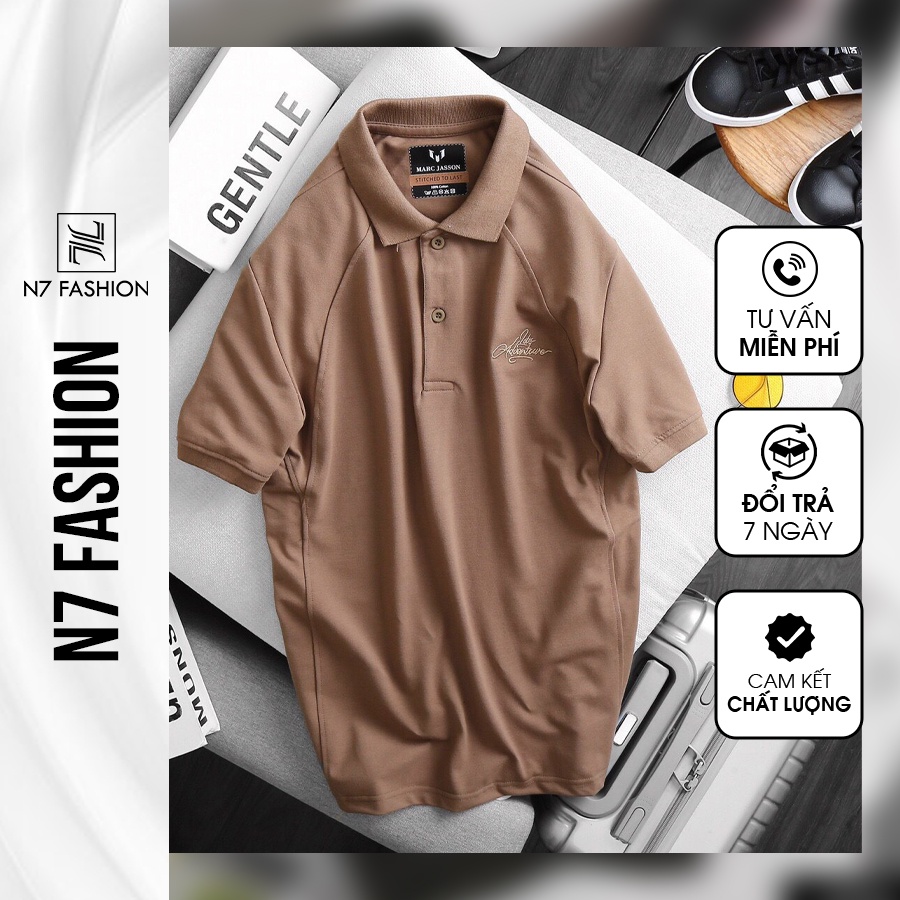 Áo Polo MARC JASSON Chất Thun Cá Sấu Co Dan 4 Chiều Thấm Hút Mồ Hôi N7F012