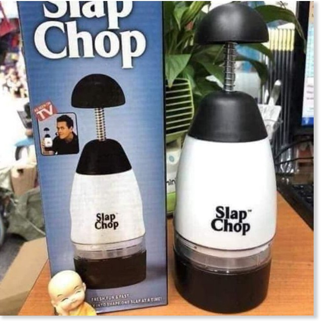 Dụng Cụ Cắt Thái Băm Hành Tỏi Xay Tỏi Ớt Slap Chop Slapchop Tiện Lợi