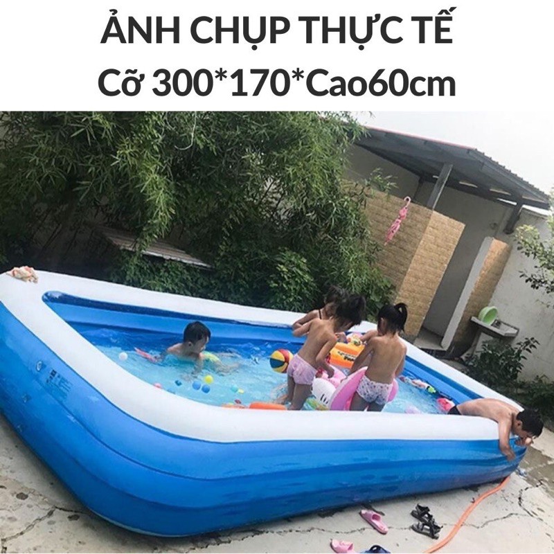 Bể Bơi Phao Bơi Cho Bé 2m60( Siêu To khổng lồ)