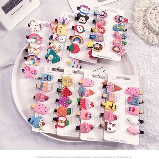 Sét 10 kẹp tóc cute cho bé yêu