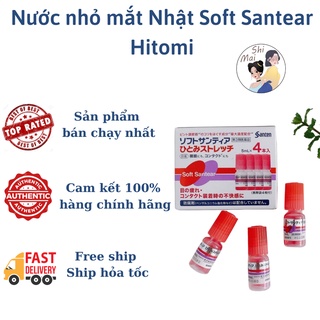 Nước nhỏ mắt phục hồi thị lực santen soft santear nội địa nhật