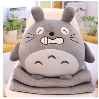 Bộ Chăn Gối Văn Phòng Totoro và tròn Fhome