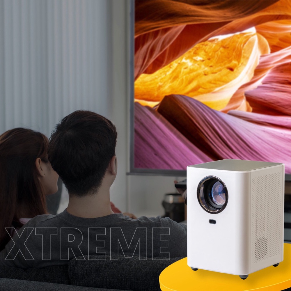 Máy Chiếu Mini Beecube Xtreme Chiếu Độ Phân Giải Full HD- Hỗ Trợ Đầu Vào 4K- Bảo Hành Chính Hãng 12 Tháng