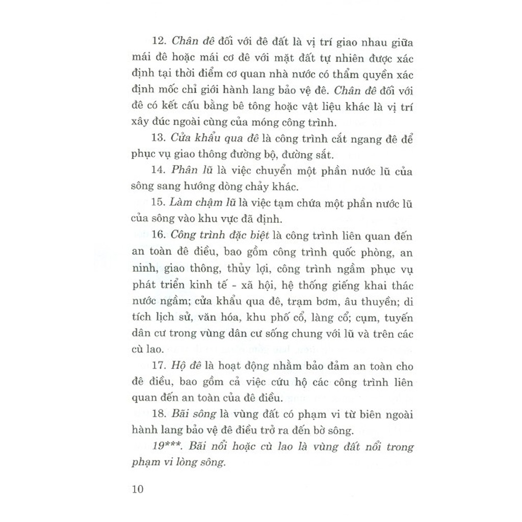 Sách - Luật Đê Điều (Hiện hành) (Sửa đổi, bổ sung năm 2008, 2018, 2020)