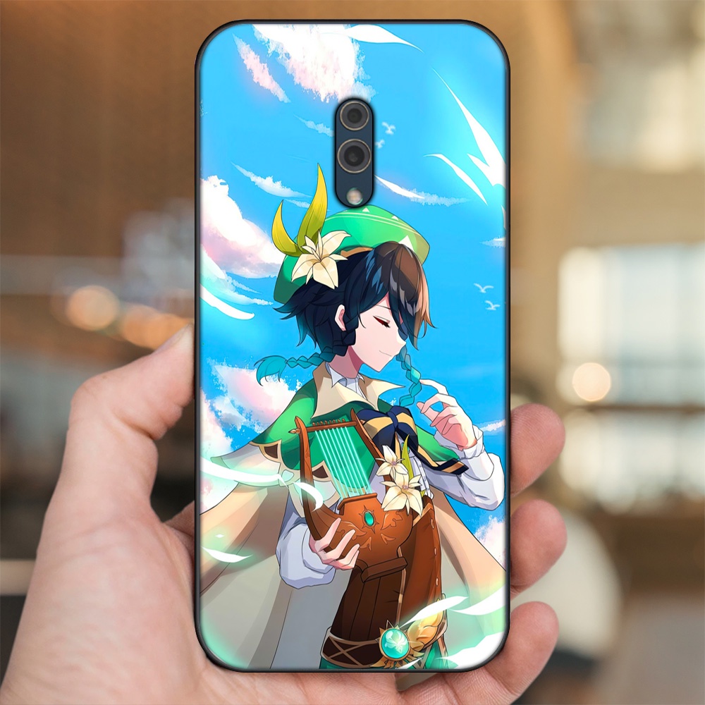 Ốp lưng Oppo K3 viền đen in hình Venti Genshin Impact