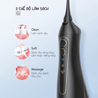 Tăm nước Lebenlang LBT1486S model 2022, 3 chế độ, 5 đầu tăm thay thế