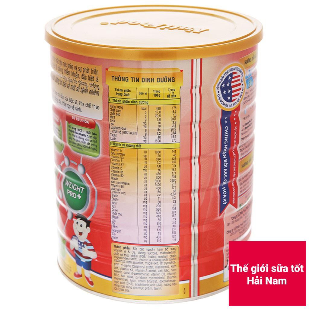 [CHÍNH HÃNG] Sữa Bột Nutifood Grow Plus+ Đỏ Weight Pro+ Hộp 1,5kg (Dinh dưỡng hiệu quả cho trẻ SUY DINH DƯỠNG THẤP CÒI)