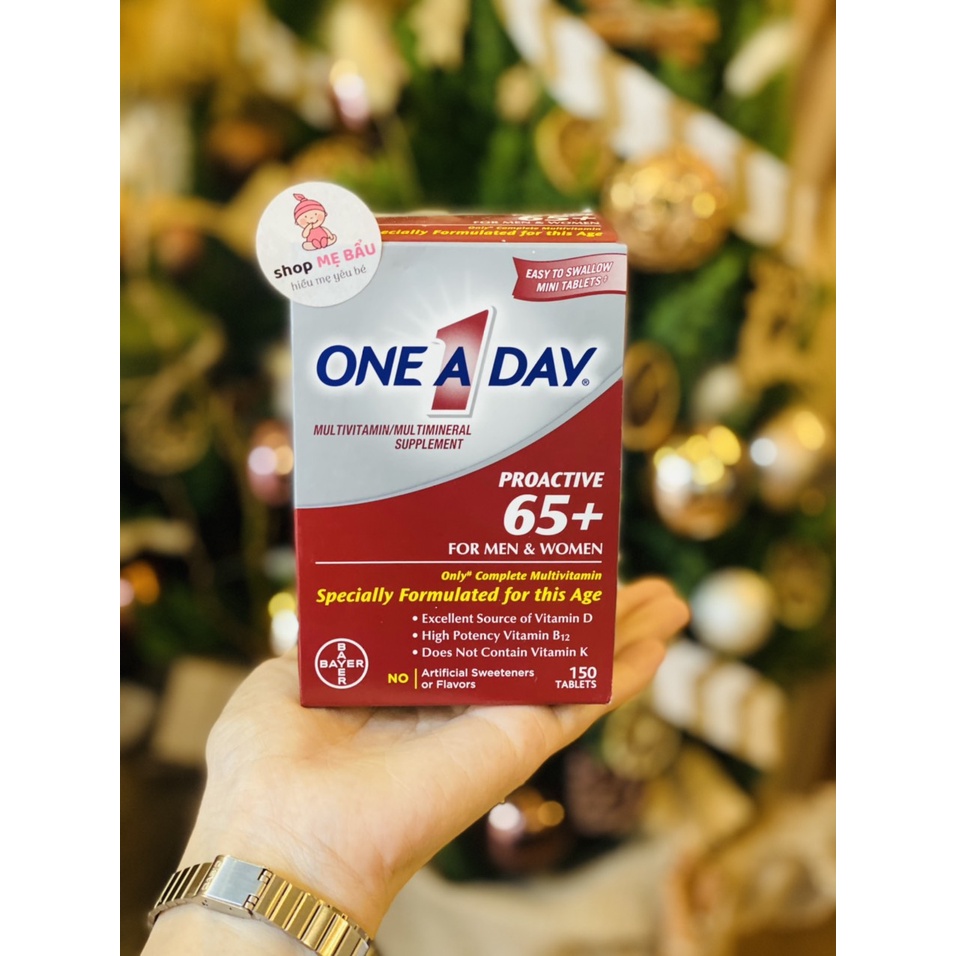 Viên Uống One A Day Proactive tổng hợp cho nam/nữ 65+