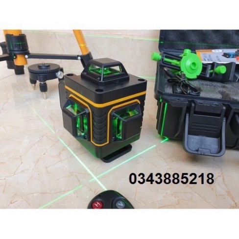 Máy cân mực 16 tia xanh 3D SAKURA-máy bắn cốt laser hàng đẹp- tia nét chuẩn kèm chân 1m2 và giá treo tường