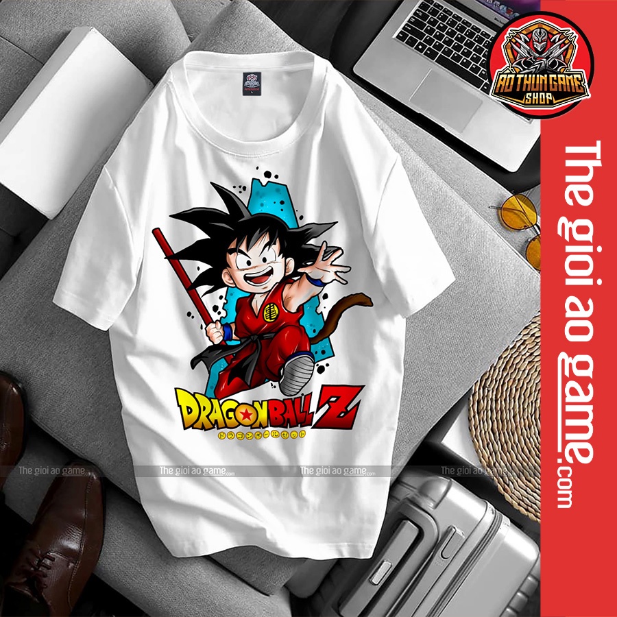 Áo thun Anime Songoku T05 Dragon Ball Z chính hãng giá xưởng có size Goku cho trẻ em bé trai và bé gái / AoThunGameVn