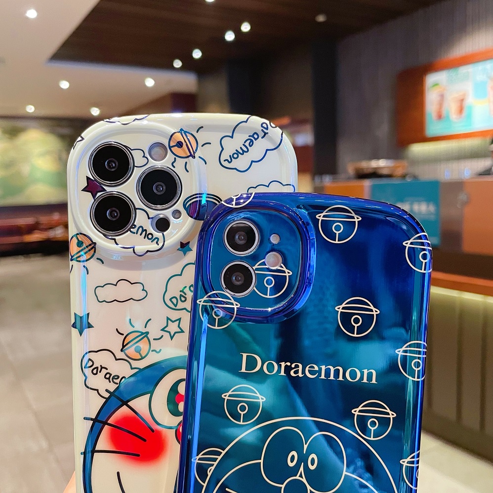 Ốp Điện Thoại In Hình Doraemon Cho iPhone X XR XsMax 11 12 13 14 pro max