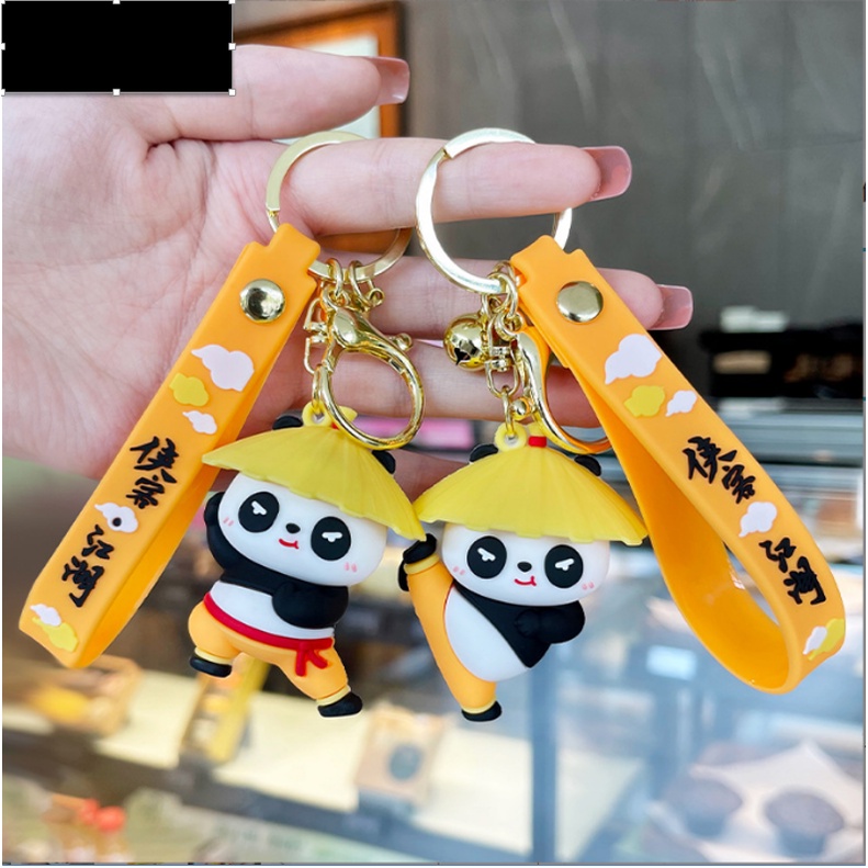 Móc Khóa Cao Cấp Hình Gấu Trúc  Cute phụ kiện Túi Xách dễ thương -Minkey