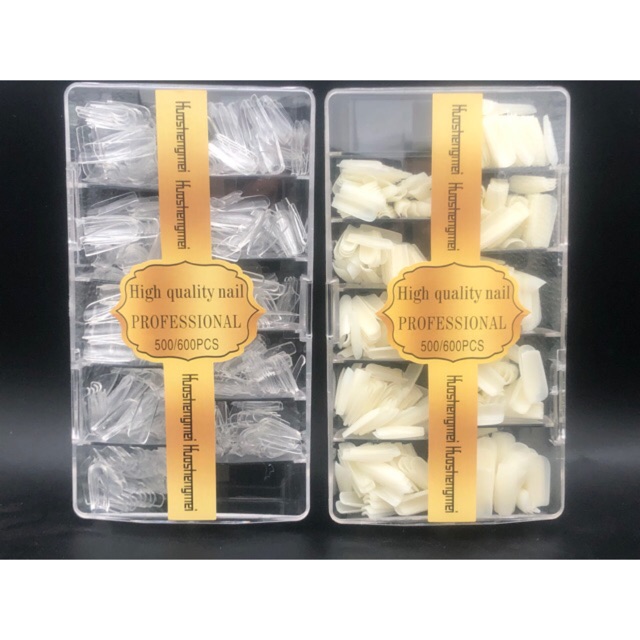 Móng hsm loại mới hộp lẻ sz số 5.6.7.8.9 hộp 500 pcs