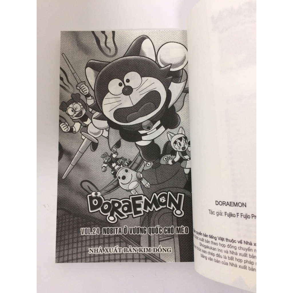 Sách: Doraemon truyện dài - Tập 24 - Nobita ở vương quốc chó mèo
