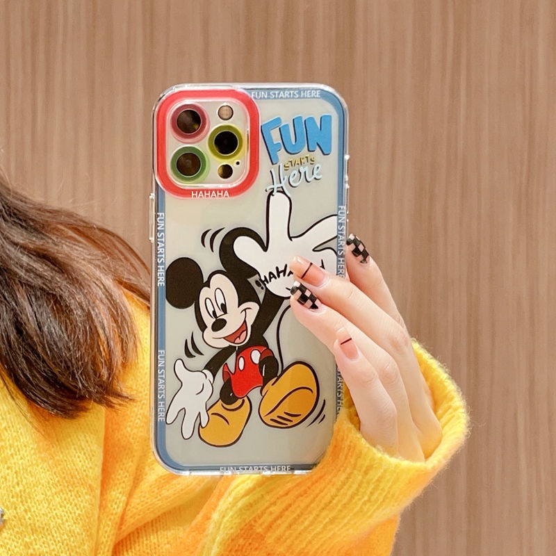 Ốp Điện Thoại Silicon Họa Tiết Hoạt Hình Nhảy Múa Cho IPhone 12 13 11 Pro Max X Xs Max Xr 9078